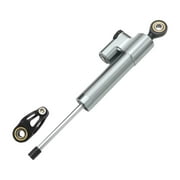 BAOSITY Motorcycle Steering Damper Stabilizer Linear Control Bar Metal Motorcycle Directional Damper for Street Bike Most Motorcycles Black Titanium